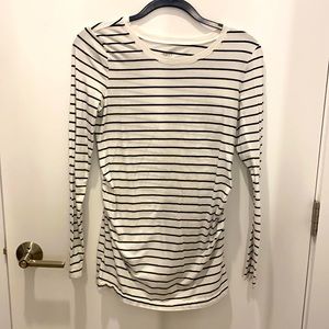 Gap Maternity Stripped Long Sleeve Tee